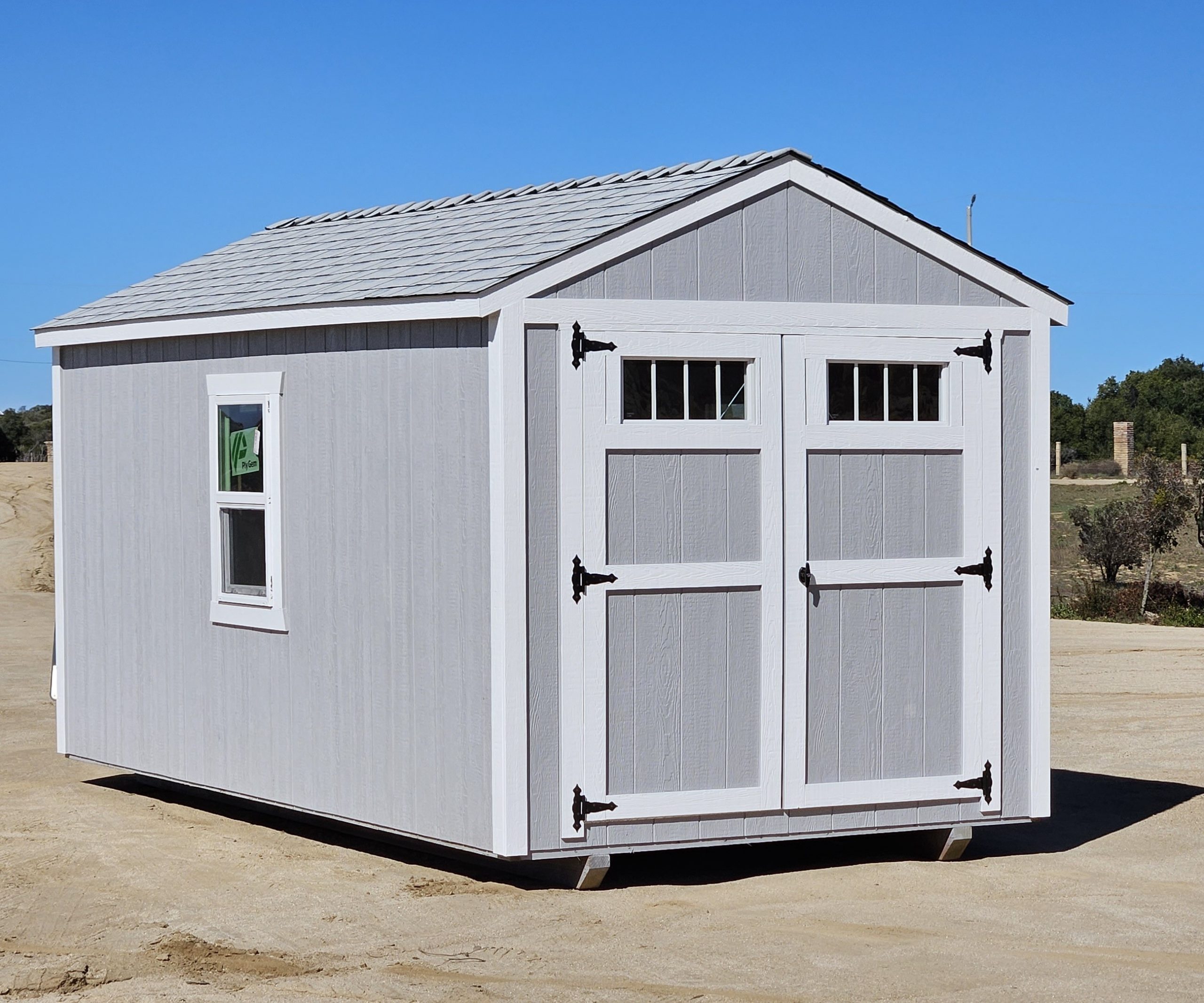 Little Cottage Co. 8x16 Value Gable Shed with Floor, Outdoor Wood Storage Do-It-Yourself Precut Kit, image size:2560x2134