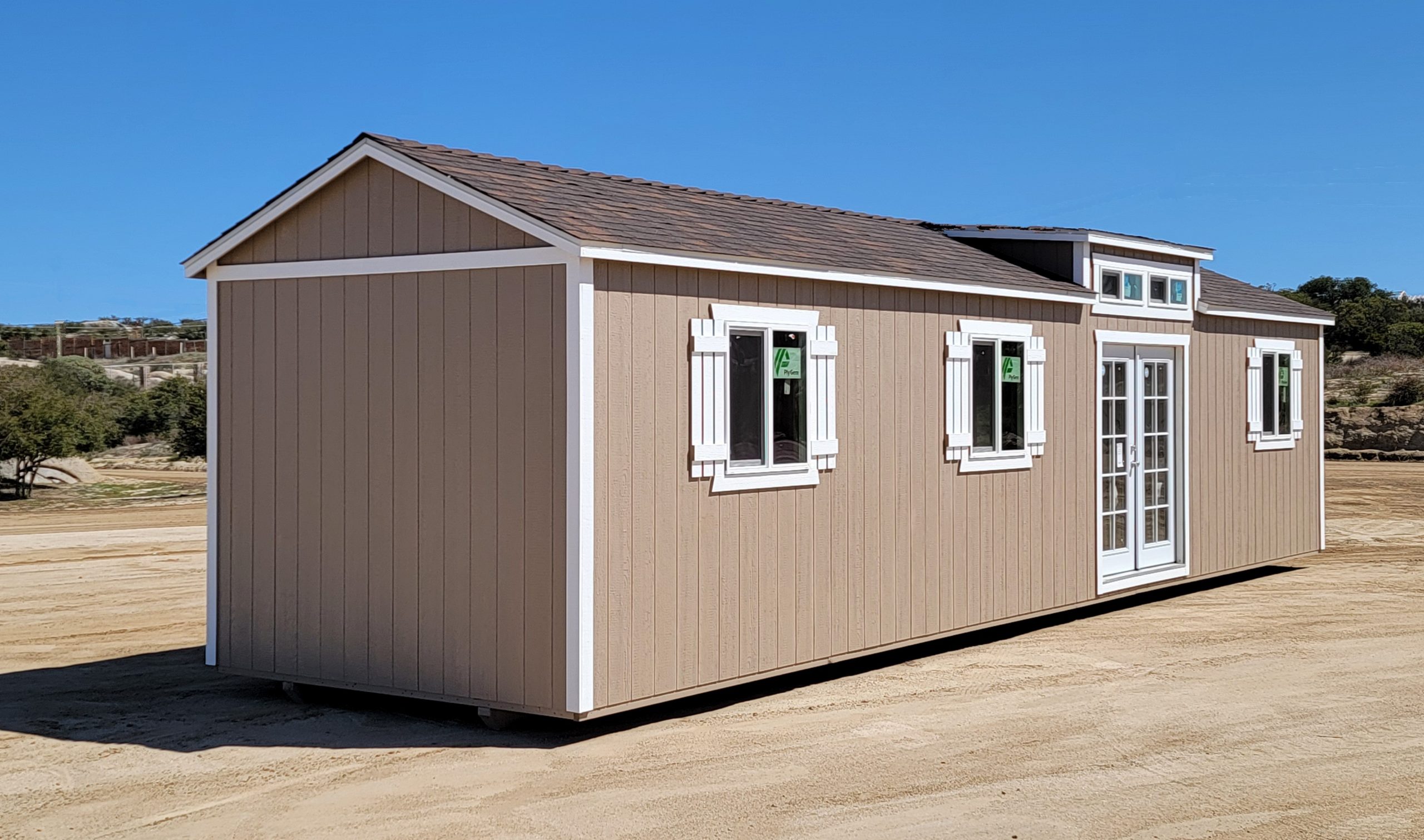 10×40 Chalet Cabin - Tecate Sheds