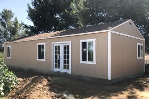 16x44 Tan Utility Cabin