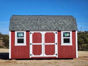 10x 16 Colonial Red Lofted Barn