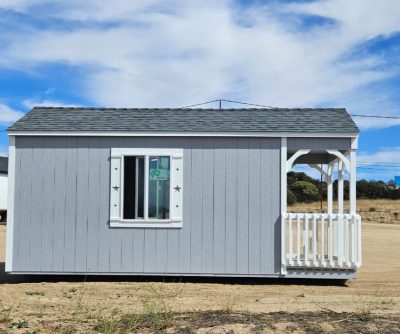10x20 Utility Cabin with Porch - Image 4