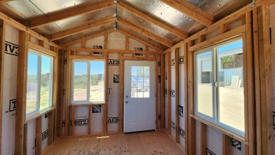 10x20 Utility Cabin with Porch - Image 3