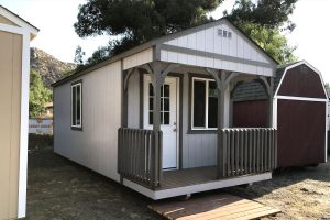 Tecate Shed with gray trim