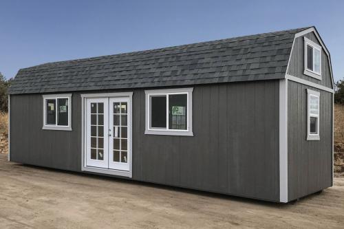10x36 D Gray Lofted Cabin